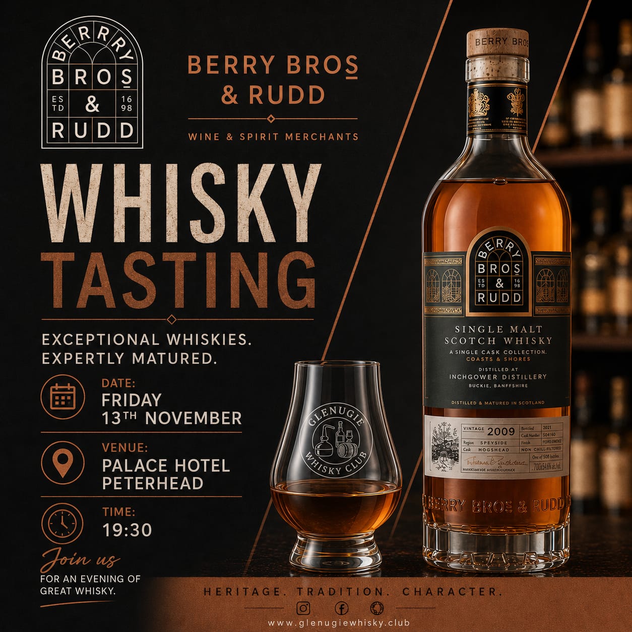 Berry Bros & Rudd tasting event poster
