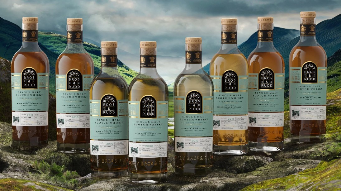 Berry Bros & Rudd Whisky Bottles