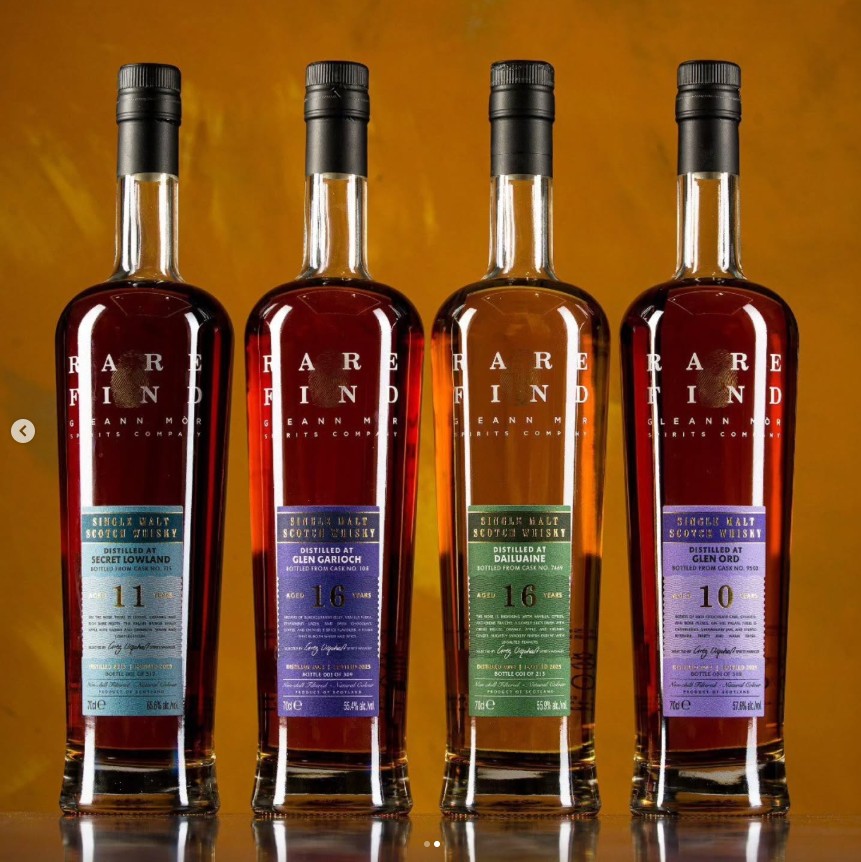 Rare Finds whisky bottles