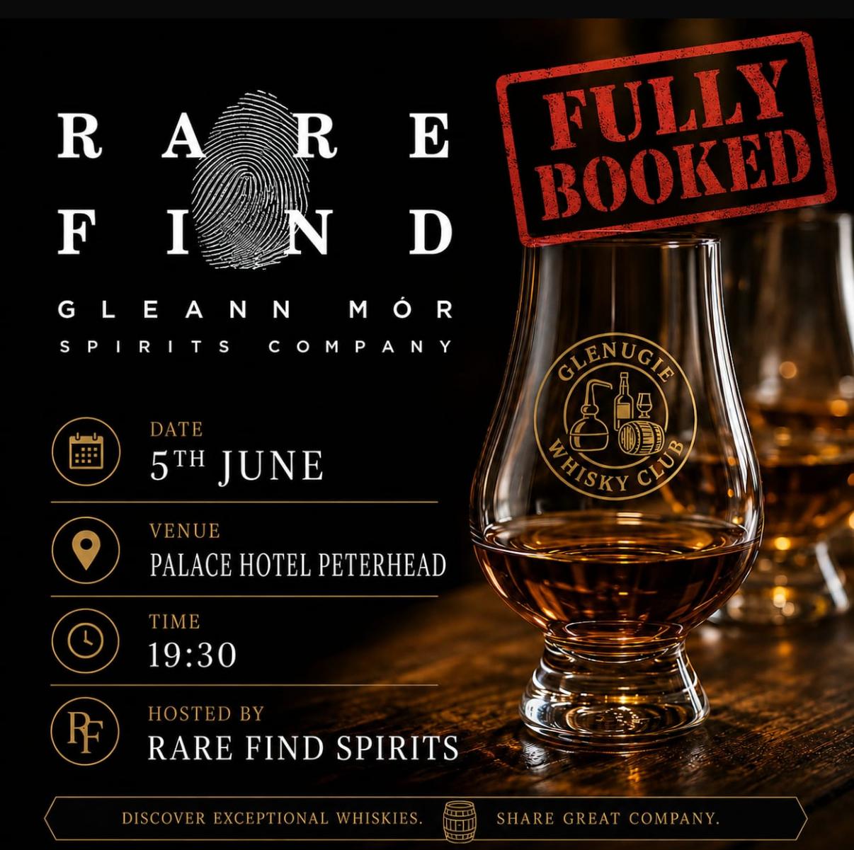 Rare Finds tasting fully booked